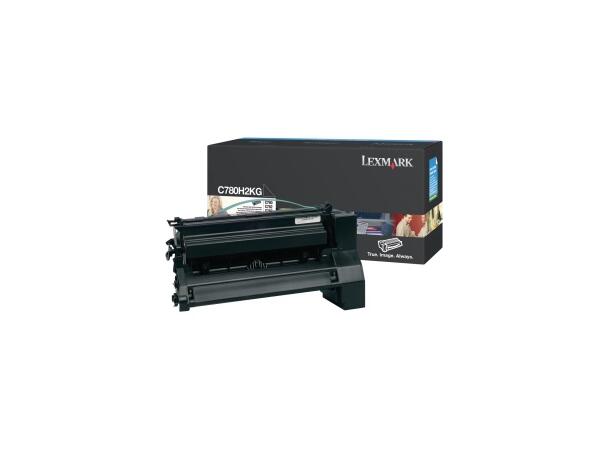 Toner Lexmark C780H1KG RPK HK sort for C780n/C782n/X782e 10.000 pages 